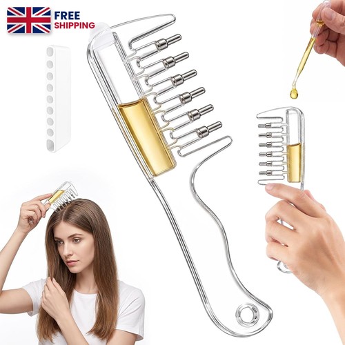 Hair oil applicator comb - applicator,