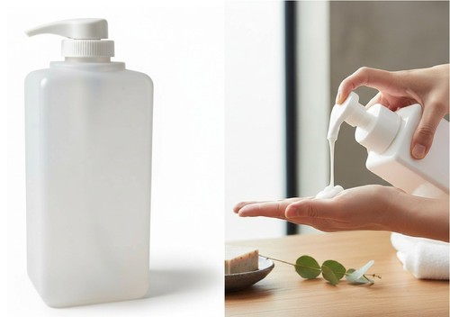 Empty pump bottle 1000ml - bottle, 1l
