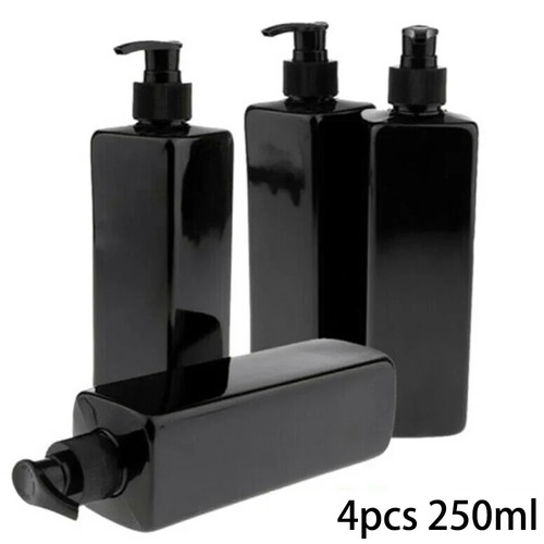 4pcs 250ml refillable - 4pcs, pump