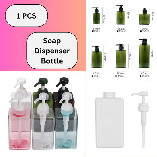 Soap dispenser bottle plastic - soap,