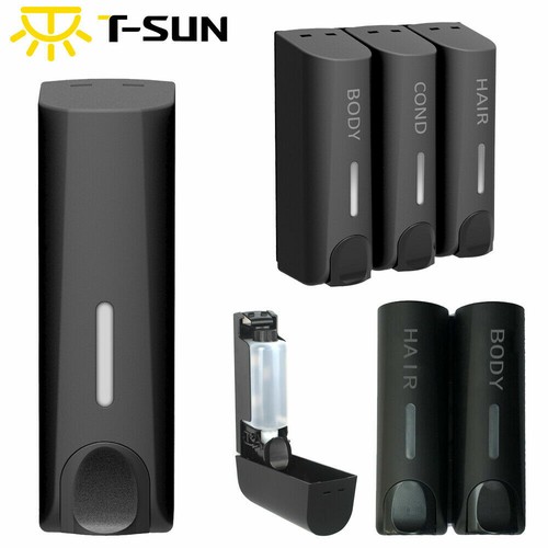 Black soap dispenser - black,