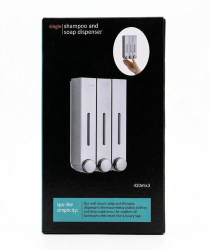 Triple wall mount soap - triple,