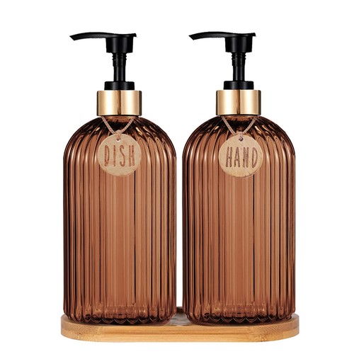 500ml bamboo pump soap - bamboo,