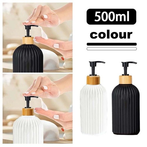 500ml bamboo pump soap - pump,