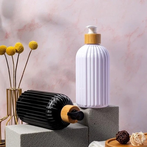 500ml bamboo pump soap - bamboo,