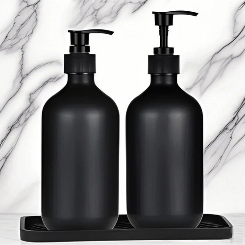 Matte black soap dispenser - black,